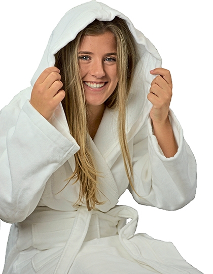  DeLuxe Velour Bathrobe with hood