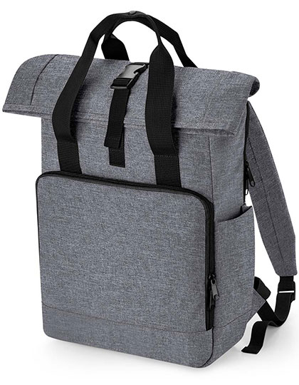  Recycled Twin Handle Roll-Top Laptop Backpack