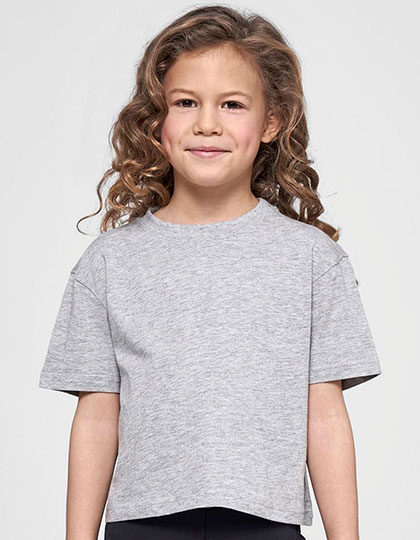  Girls Cropped Jersey Tee