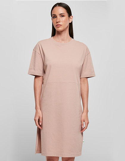 Ladies Organic Oversized Slit Tee Dress