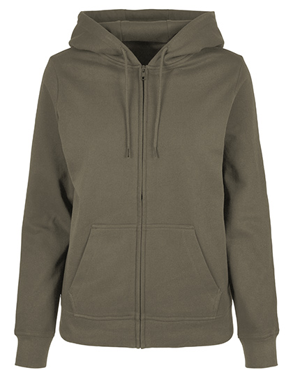 Ladies Basic Zip Hoody