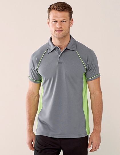 Mens Piped Performance Polo