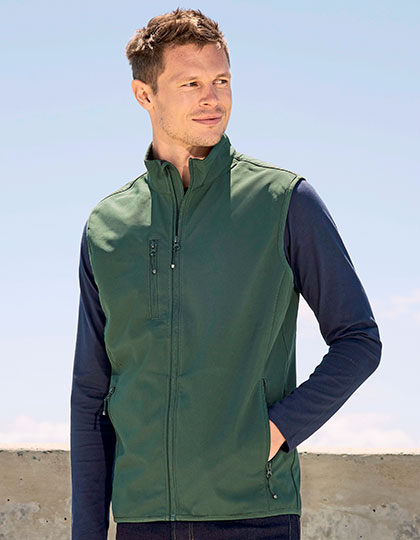 Men�s Falcon Zipped Softshell Bodywarmer