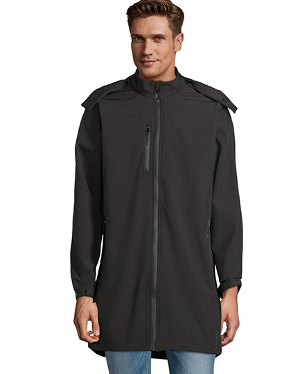 Men�s Long Softshell Coat Achille