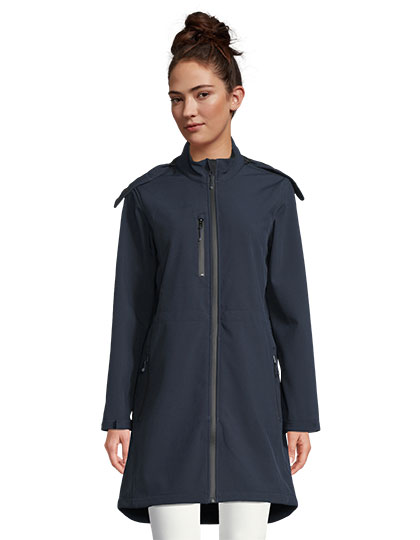 Women�s Long Softshell Coat Achille