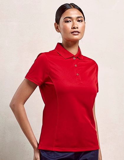 Womens Coolchecker Piqu Polo