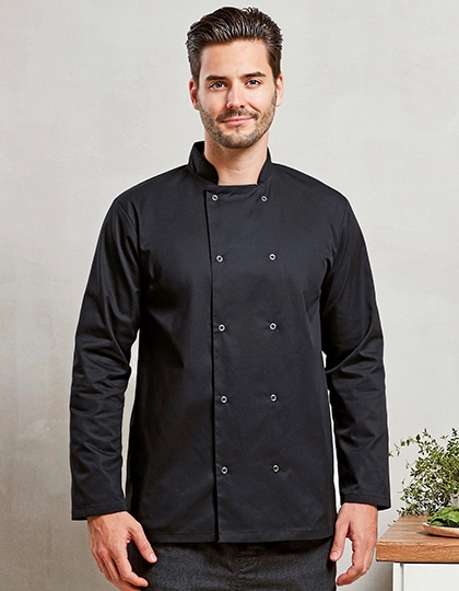 Chef�s Long Sleeve Stud Jacket