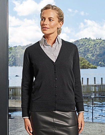 Womens Button Through Knitted Cardigan