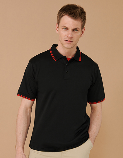 Mens Coolplus Short Sleeved Tipped Polo Shirt