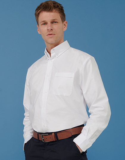Men�s Classic Long Sleeved Oxford Shirt