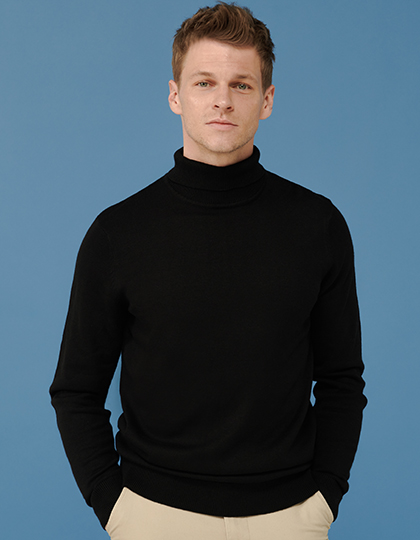Mens Roll Neck Jumper