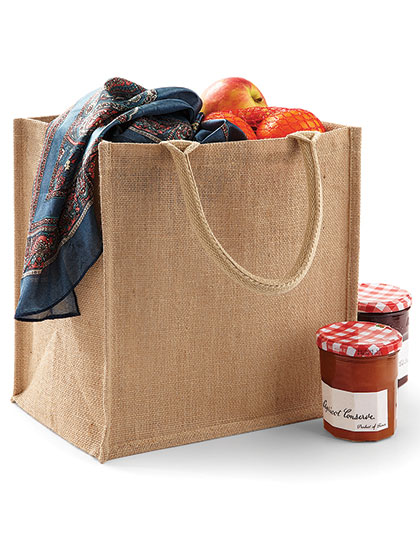 Baumwoll- & PP-Taschen Jute Midi Shopper