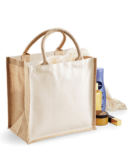 Baumwoll- & PP-Taschen Printers Midi Jute Bag