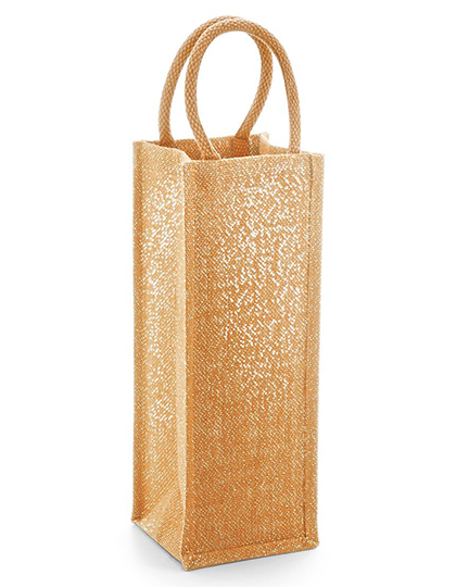 Baumwoll- & PP-Taschen Shimmer Jute Bottle Bag