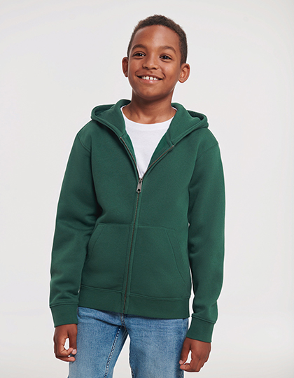 Kids Authentic Zipped Hooded Sweat