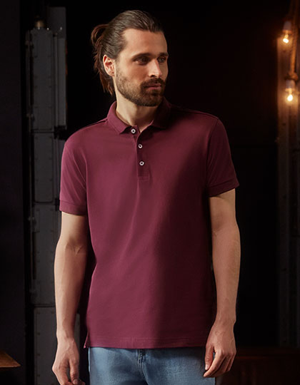 Men�s Fitted Stretch Polo