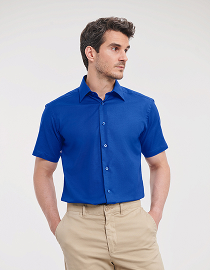 Men�s Short Sleeve Tailored Oxford Shirt