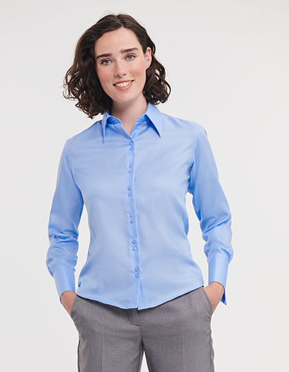 Ladies� Long Sleeve Tailored Ultimate Non-Iron Shirt